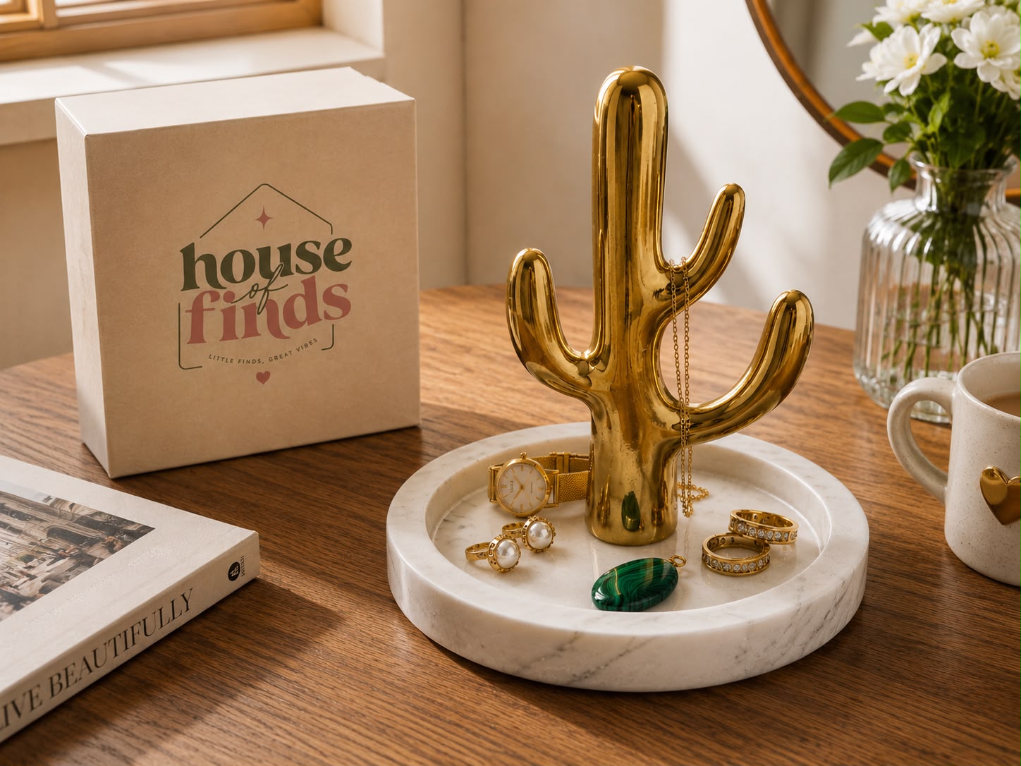 Cactus Jewellery Holder