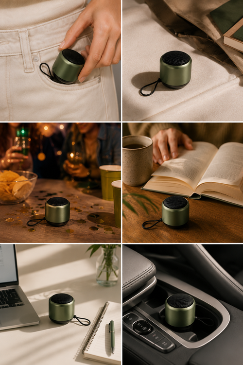 Little Pocket Speaker lifestyle grid